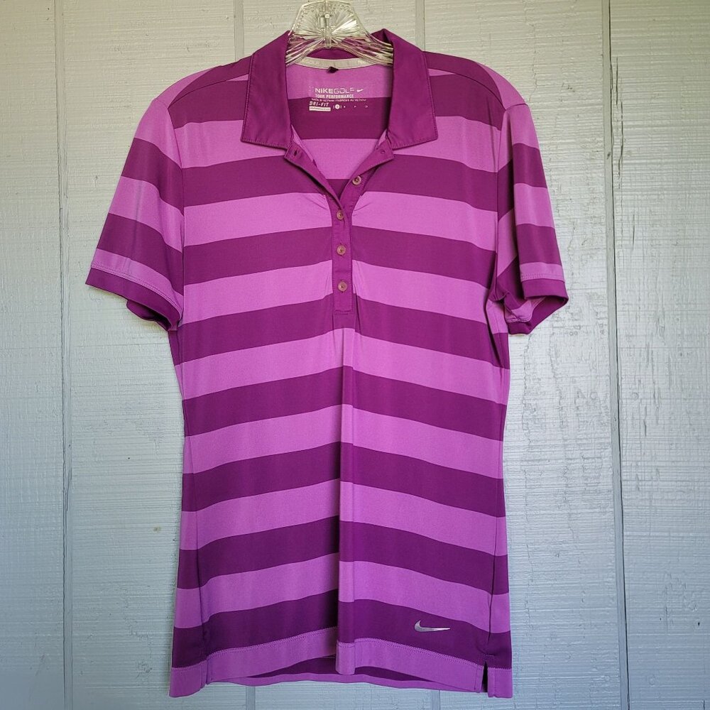 Nike Dri-Fit Golf Tour Performance Women's Strip Polo. Size S